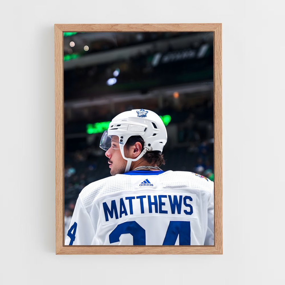 Poster Matthews en Action – affiche Hockey sur glace (vue 4)
